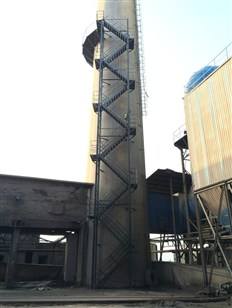 莱芜 烟囱之字梯安装的施工措施