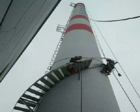 烟囱安装转梯安全防护措施-绍兴