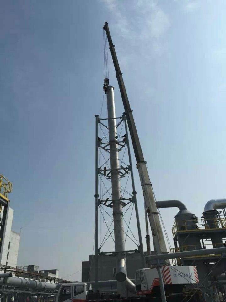 张家口钢烟囱制作安装施工前的准备