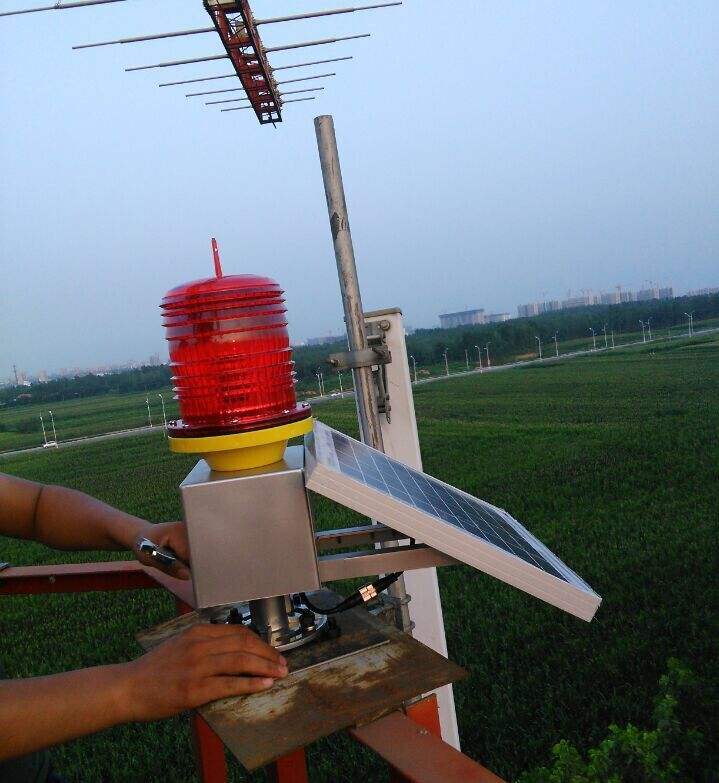 赣州烟囱航空障碍灯安装流程