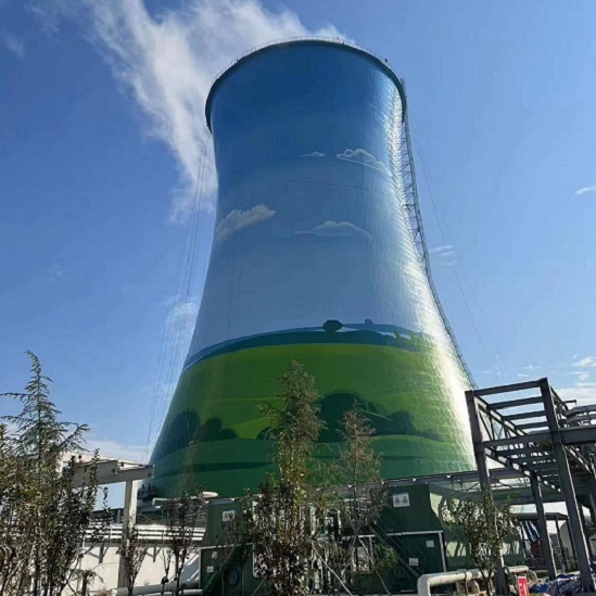 张家口冷却塔美化-冷却塔彩绘技术资讯